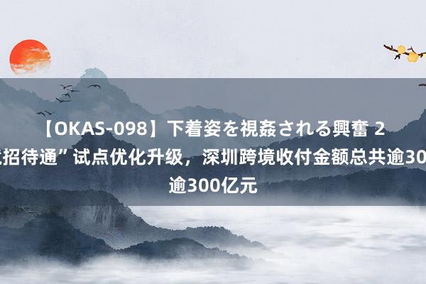 【OKAS-098】下着姿を視姦される興奮 2 “跨境招待通”试点优化升级，深圳跨境收付金额总共逾300亿元