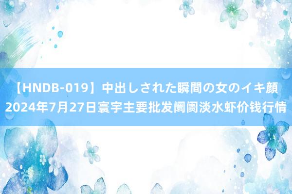 【HNDB-019】中出しされた瞬間の女のイキ顔 2024年7月27日寰宇主要批发阛阓淡水虾价钱行情