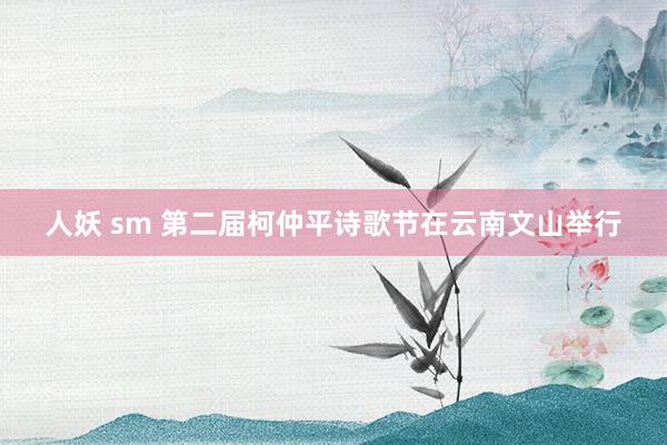 人妖 sm 第二届柯仲平诗歌节在云南文山举行