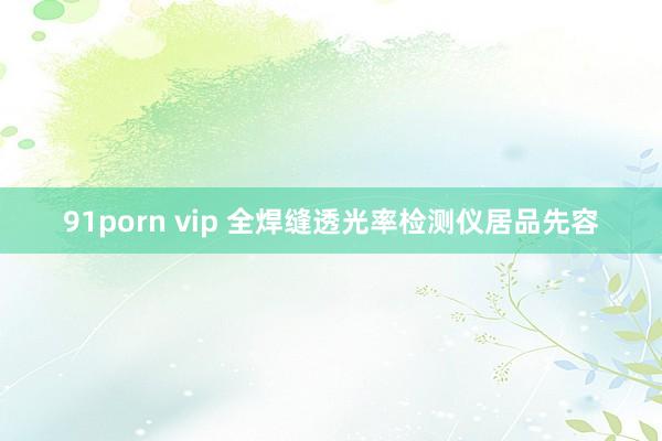 91porn vip 全焊缝透光率检测仪居品先容