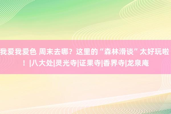 我爱我爱色 周末去哪？这里的“森林滑谈”太好玩啦 ！|八大处|灵光寺|证果寺|香界寺|龙泉庵